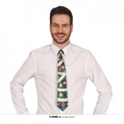 CRAVATTA PALLINE DI NATALE 45cm