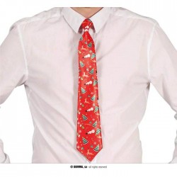 CRAVATTA NATALE ROSSA 45cm