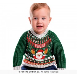 MAGLIONE NATALIZIO BABY XMAS VERDE 18-24mesi