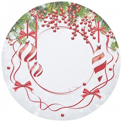 VASSOI CARTONCINO SINFONIA DI FIORI 30X18cm 4pz