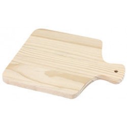 TAGLIERE IN LEGNO C/MANICO 28,5x24x1,5cm