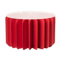 COLONNA ALZATA IN CARTA 180gr ø20 x h.12cm ROSSA