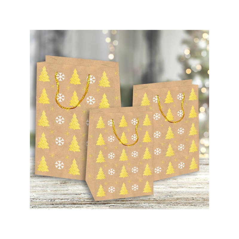 SHOPPER AVANA WOOD CHRISTMAS 33x10x45 ASS.