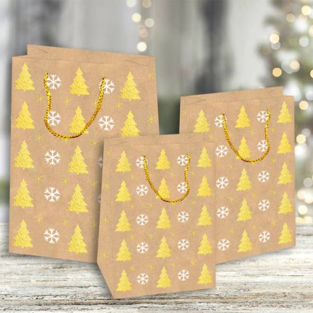 SHOPPER AVANA WOOD CHRISTMAS 33x10x45 ASS.