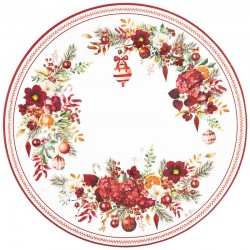 PIATTI MAXI 33cm CHRISTMAS BOUQUET 6pz