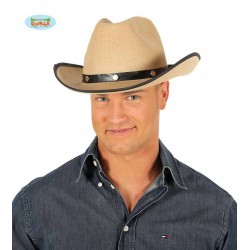 CAPPELLO COW BOY FELTRO MARRONE CHIARO