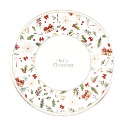 PIATTI 27cm LITTLE CHRISTMAS 8pz