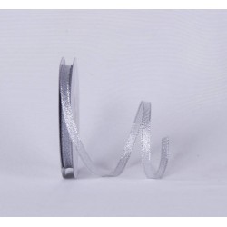 NASTRO RASETTO O/A mm6x25mt COL.101 ARGENTO