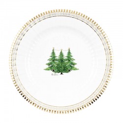 PIATTI 27cm GOLD TREES 8pz