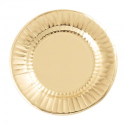 PIATTI ROUND 27cm ORO 8pz