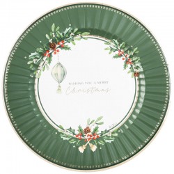 PIATTI MAXI 33cm MERRY CHRISTMAS TO YOU 6pz