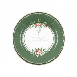 PIATTI 21cm MERRY CHRISTMAS TO YOU 8pz