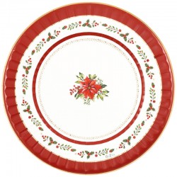 PIATTI MAXI 33cm RED ROYAL 6pz