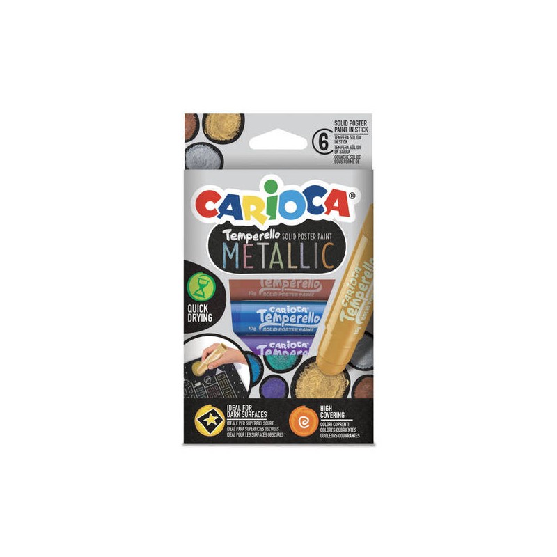 CARIOCA METALLIC TEMPERELLI 6pz
