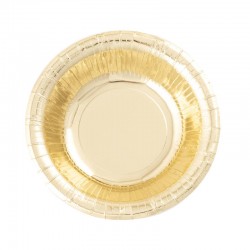 PIATTI FONDI 24cm ORO 8pz