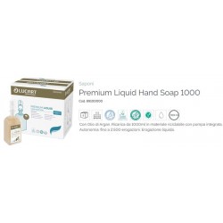 SAPONE PREMIUM LIQUID HAND SOAP LUCART IDENTITY 338 6x1000ml