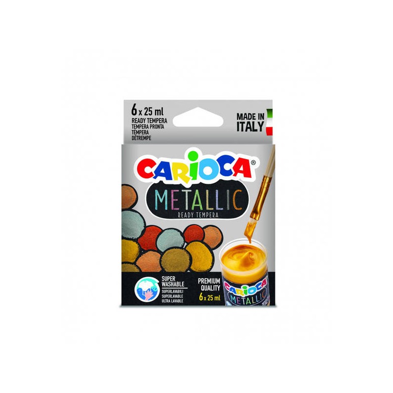 CARIOCA METALLIC TEMPERA PRONTA 25ml