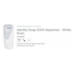DISPENSER SAPONE LIQUIDO LUCART IDENTITY 1000ml 892439 WHITE