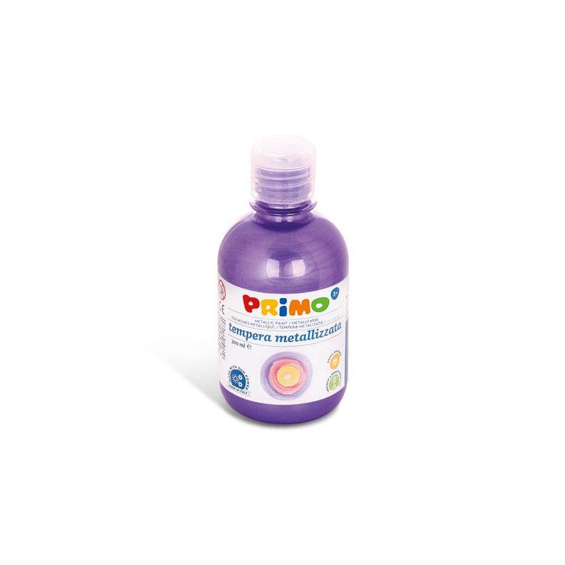 TEMPERA IN BOTTIGLIA 300ml METALLIZZATA VIOLA 400 PRIMO