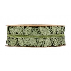 NASTRO FOGLIE mm35x10mt VERDE OLIVA