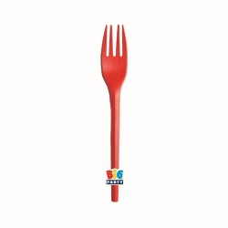 FORCHETTE ECOLOR CPLA 16cm ROSSO 20pz