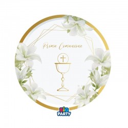 PIATTI DESSERT ø18cm COMUNIONE GEOMETRIC 6pz