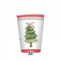 BICCHIERI 250cc JOYFUL CHRISTMAS 6pz