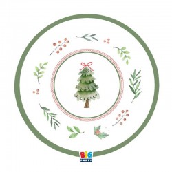 PIATTI PIANI ø26cm JOYFUL CHRISTMAS 6pz