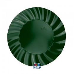 PIATTI PIANI ø25 WAVY VERDE FORESTA 6pz