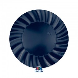 PIATTI DESSERT ø20 WAVY BLUE NAVY 6pz