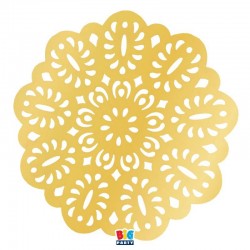 SOTTOPIATTI ELEGANT ø33 ORO METAL 6pz