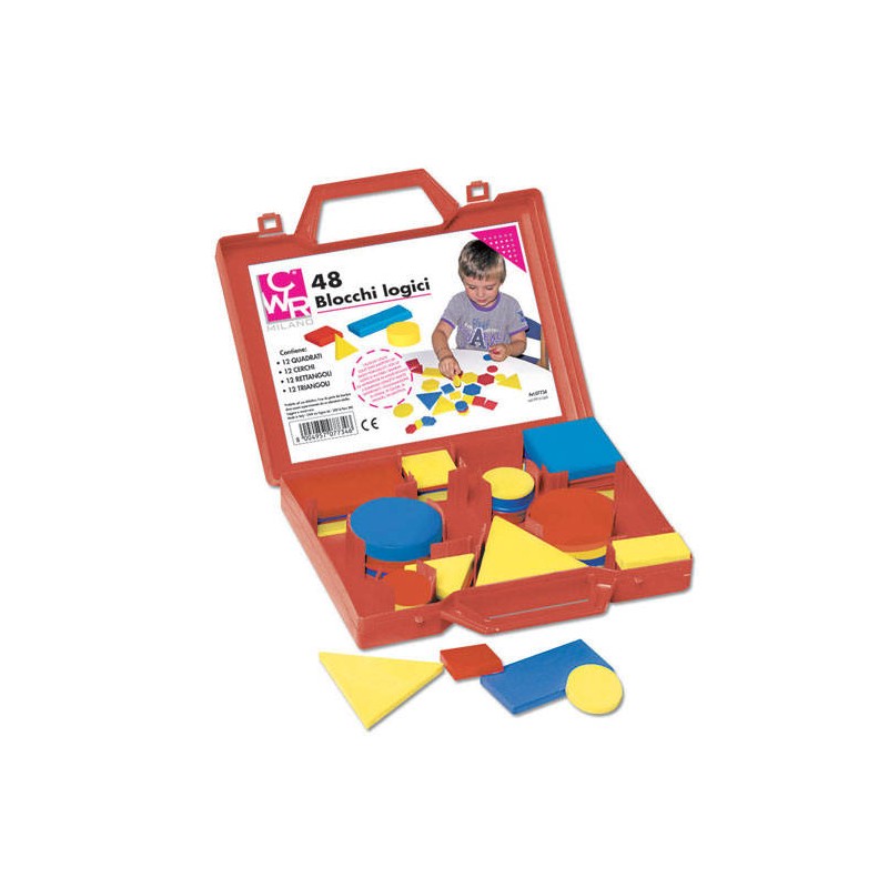 BLOCCHI LOGICI MEDIO/PICCOLI 48pz CWR
