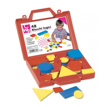 BLOCCHI LOGICI MEDIO/PICCOLI 48pz CWR