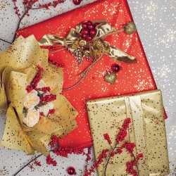 BOBINA PPL 35my H.100x25mt STAMPA LITTLE STAR 10-ORO