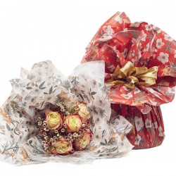 CARTA VELINA ROTOLO H.100x25mt WHITE CHRISTMAS 01-BIANCO