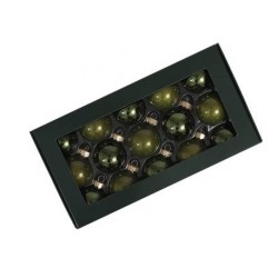 PALLINE VETRO ø40mm PINE OPAL 15pz