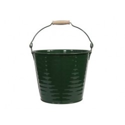 SECCHIELLO IN LATTA C/MANICO ø20x16cm VERDE LUCIDO