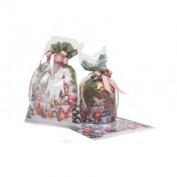 BUSTE CRYSTAL TRASPARENTI 40x50cm WINTERLAND 25pz PER...