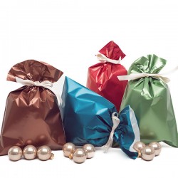 BUSTE REGALO P.P.L. 16x25 PEARLY METAL ASS.TO 100PZ