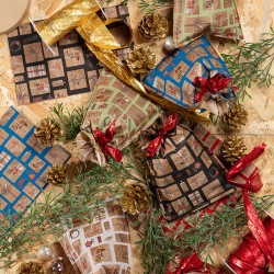 BUSTE REGALO PE PAPER 16x25 CADEAU ASS.TO 50pz