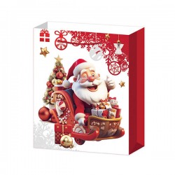 BORSA CARTA REGALO 210gr 18+10x22cm XMAS LINE4