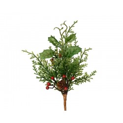 RAMO PICKS C/BACCHE GLITTER H.25cm