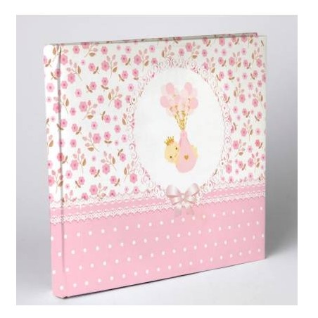 ALBUM FOTO NASCITA 20PAG. PERGAMENA C/VELINA 17237