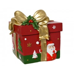SUPPORTO BASE ALBERO PACCO REGALO NATALE 21x22x22cm