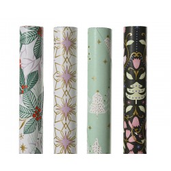 ROTOLO CARTA REGALO H.0,70x2mt DISEGNI NATALIZI ASS.TI 1pz