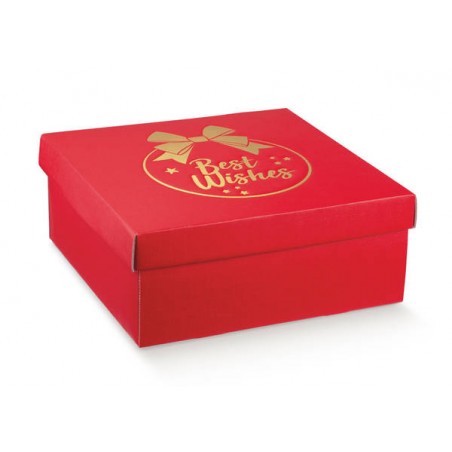 SCATOLA F/COP 30x30x12cm BEST WISHES ST.CALDO