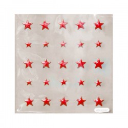 SET STELLINE ROSSE ADESIVE 25pz