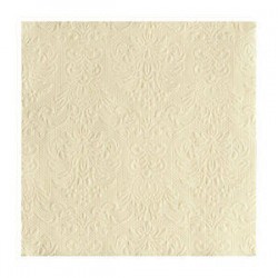 TOVAGLIOLI 25x25 ELEGANCE CREAM 20pz