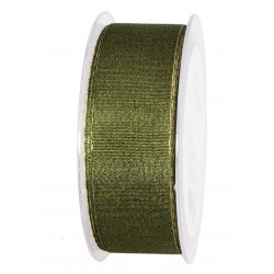 NASTRO WIEN BORDO ORO mm38x20mt VERDE OLIVA