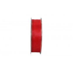 NASTRO ORGANZA BORDO LUREX mm25x25mt 123-ROSSO